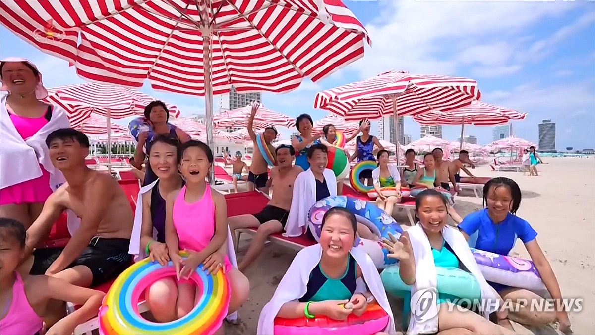 북한, 원산갈마해안관광지구 연일 흥성