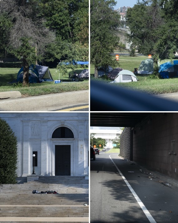 트럼프 대통령 '노숙인과의 전쟁' 선포