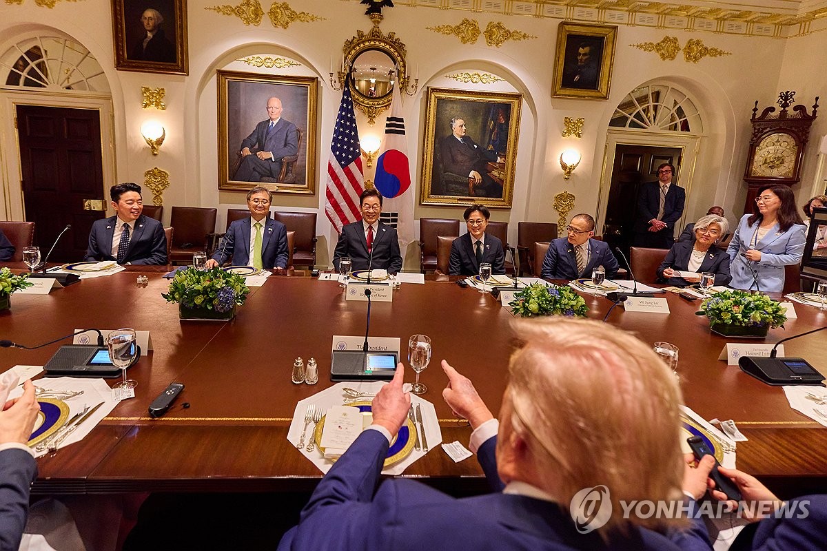 한미 정상 오찬