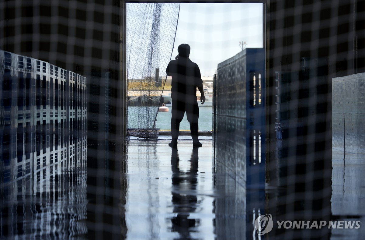 일본 후쿠시마 지역 항구 모습