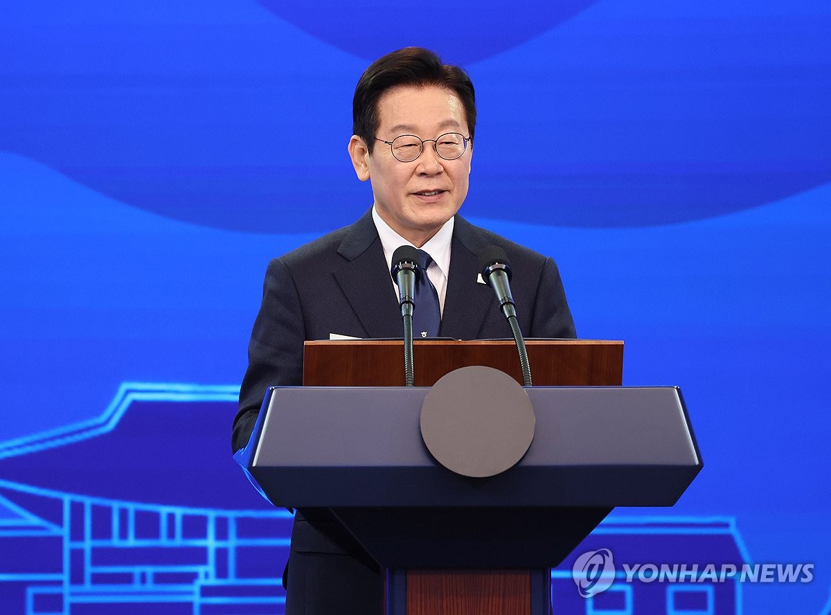 만찬사하는 이재명 대통령