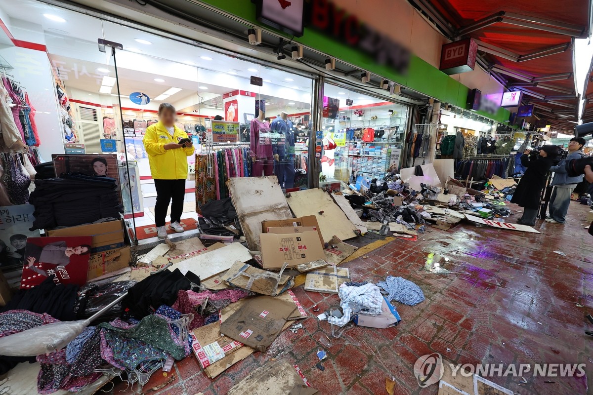 부천 제일시장 트럭 돌진