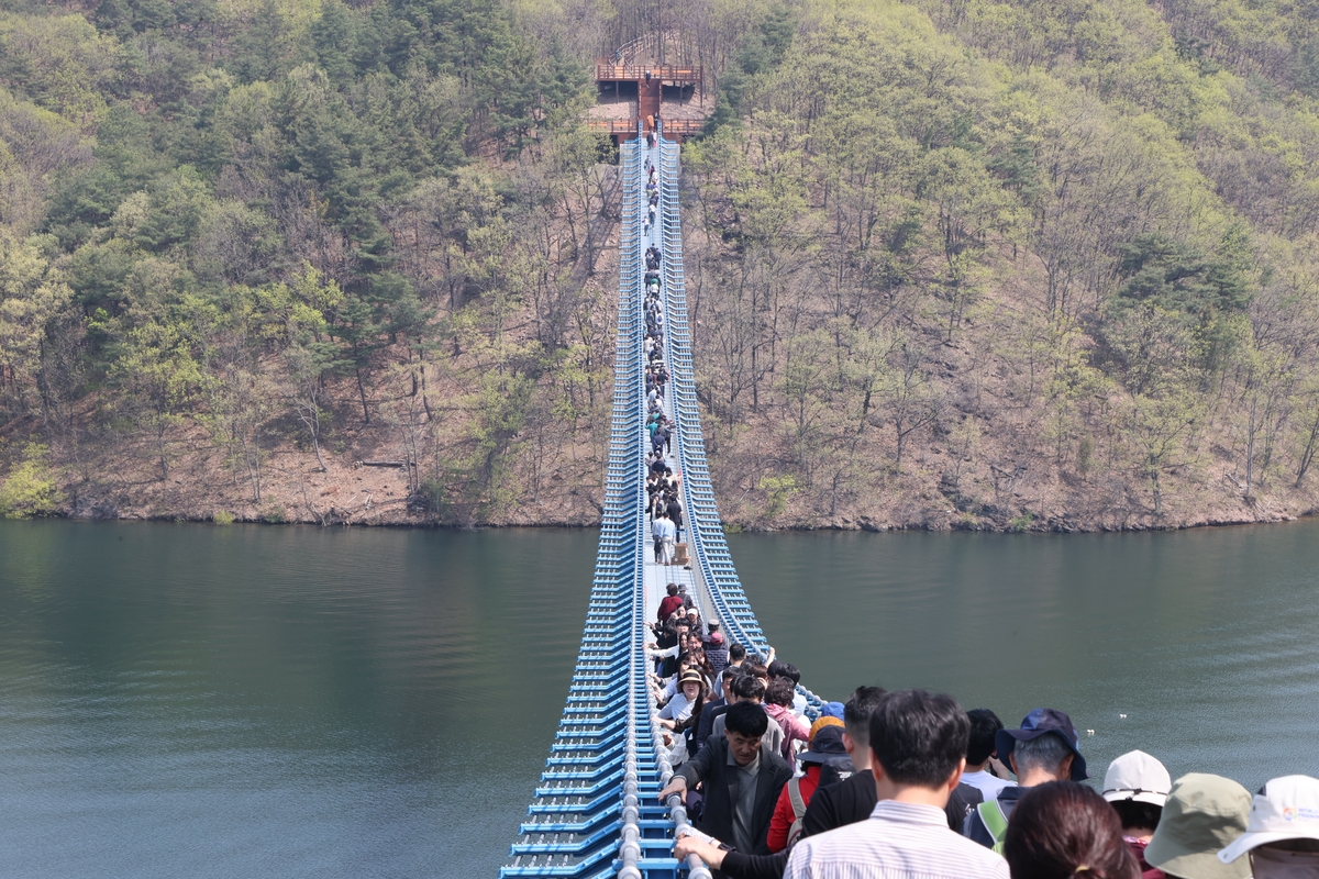 '초평호 미르 309' 출렁다리