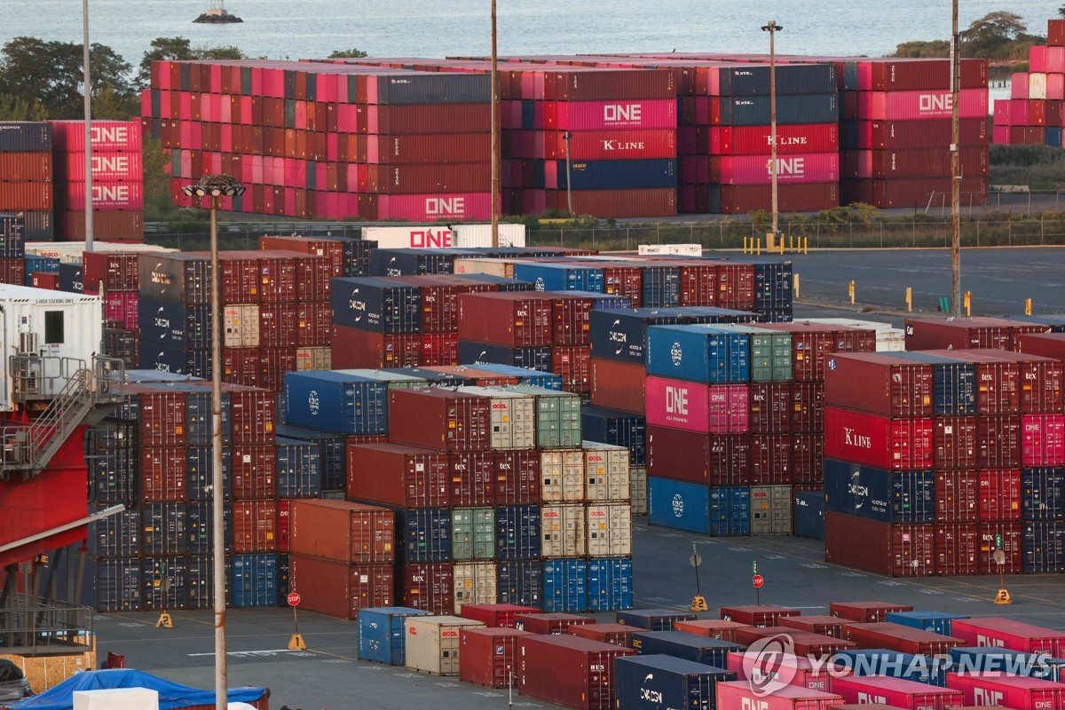 미국 뉴욕 컨테이너 터미널