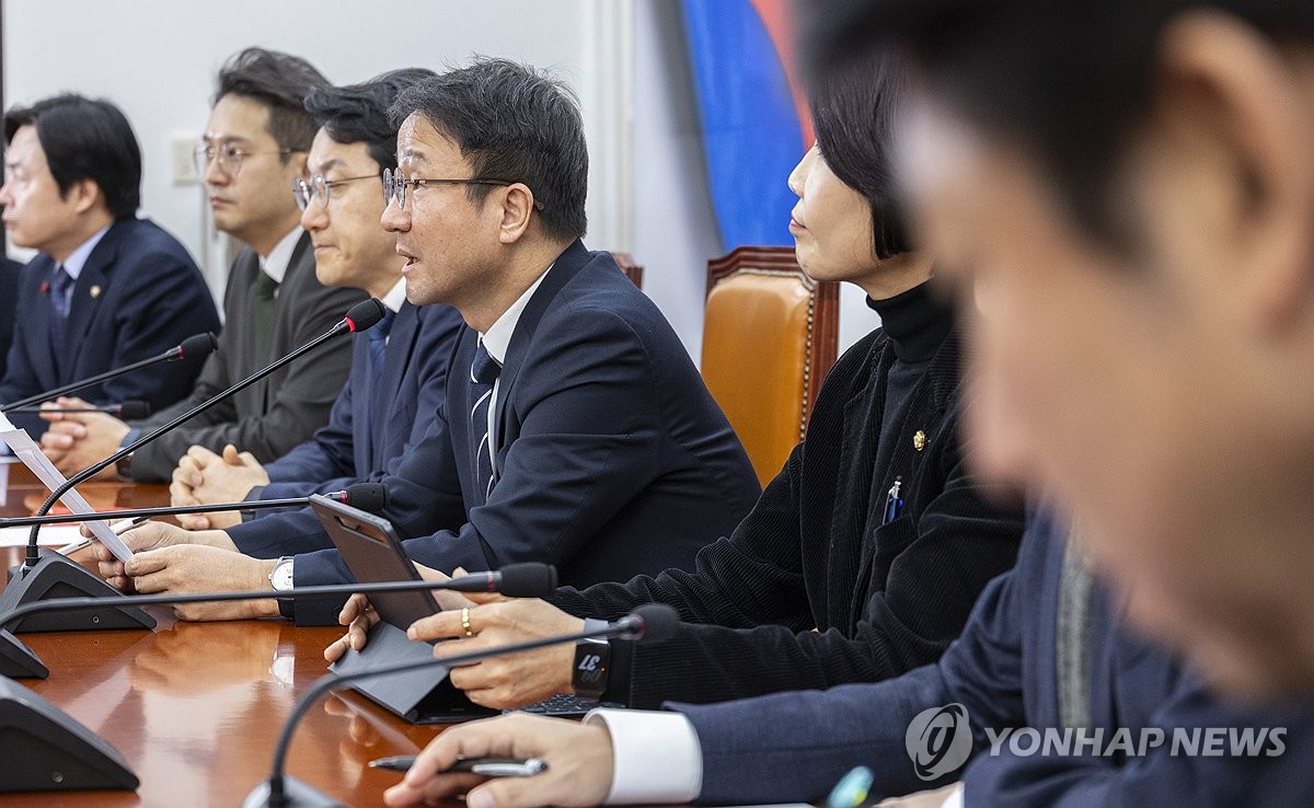 본회의 개최 계획 말하는 한병도 원내대표