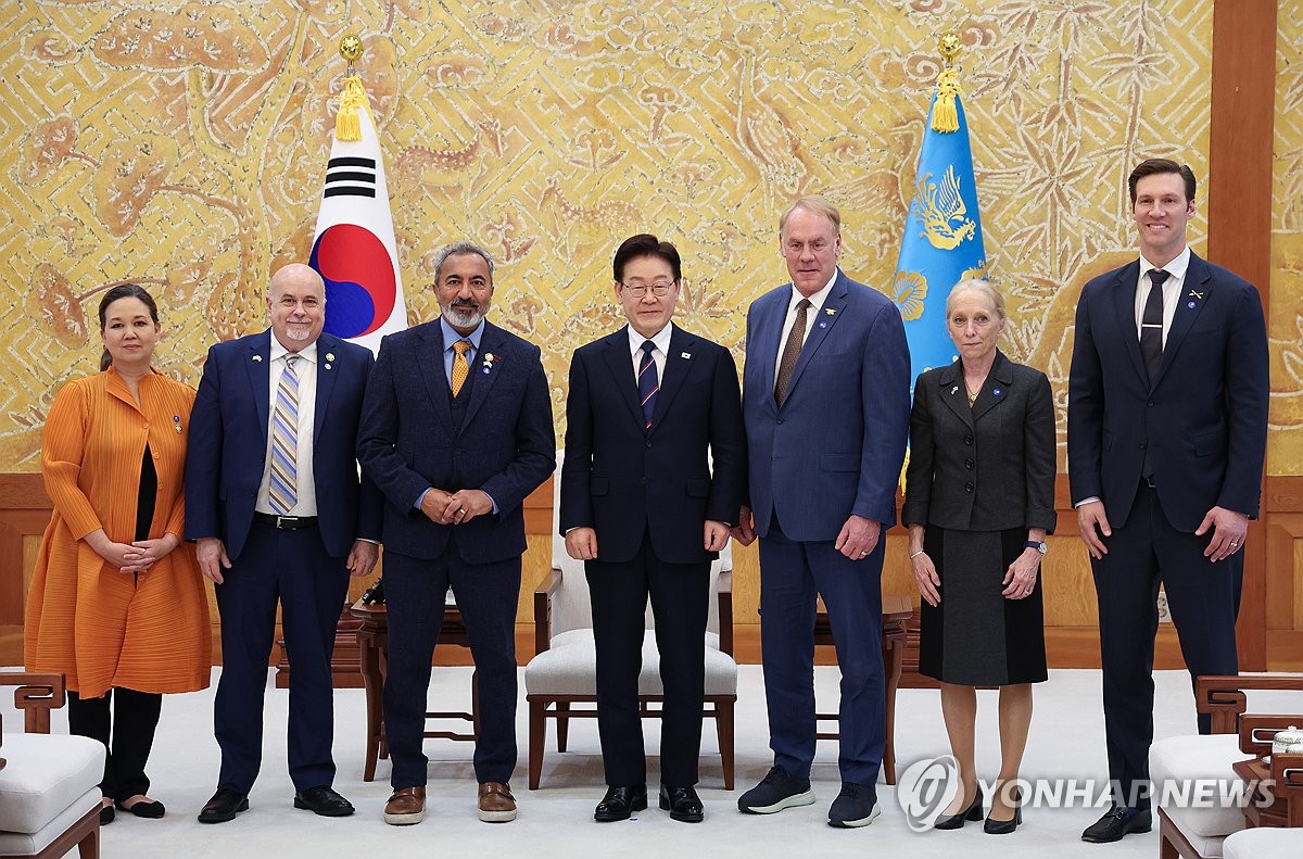 이재명 대통령, 미국 하원의원단 접견