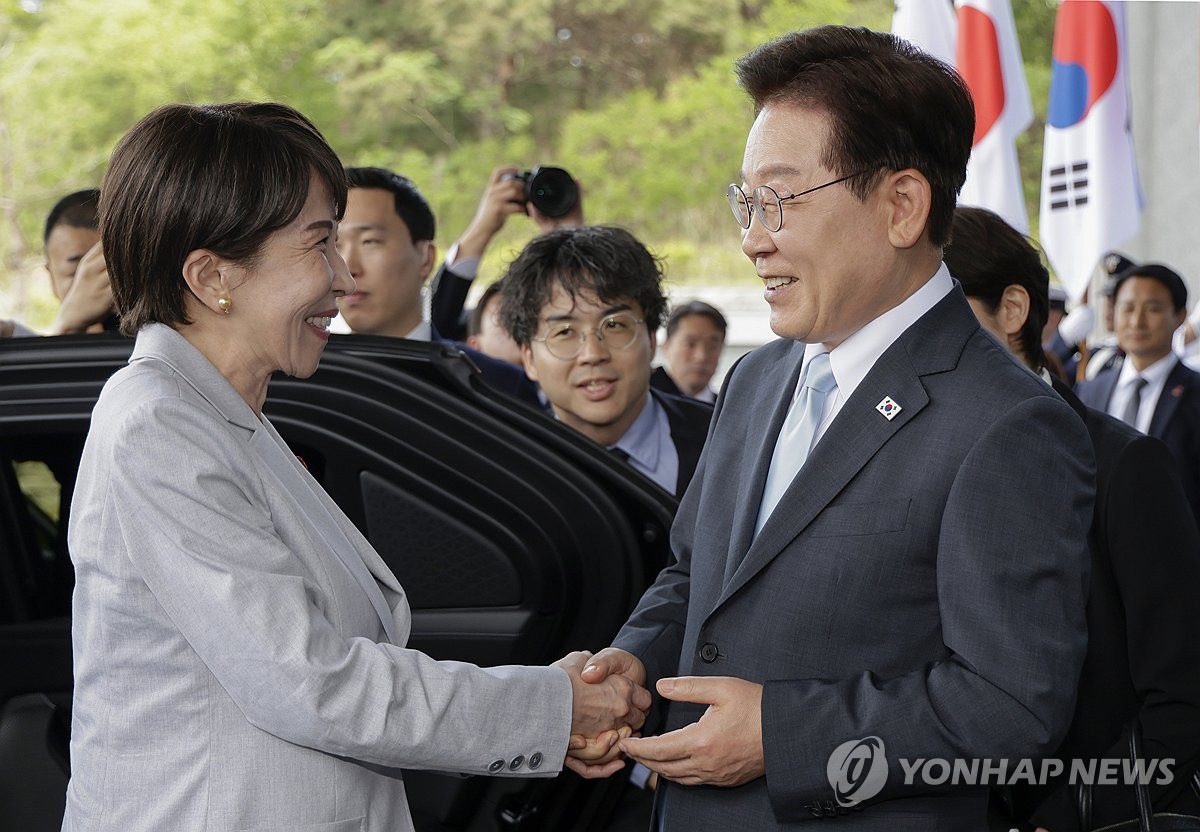 안동에서 다시 만난 한일 정상
