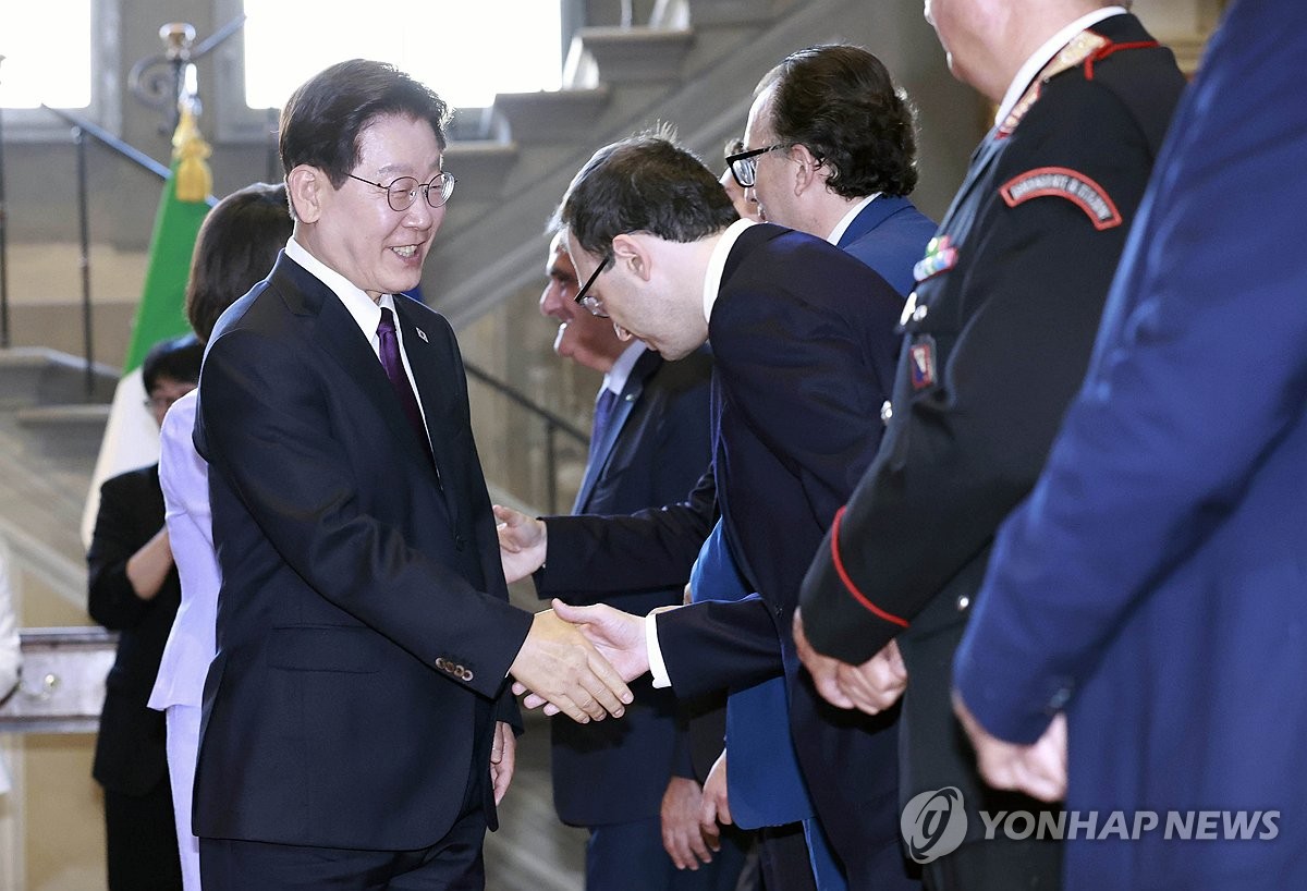 이재명 대통령, 우피치미술관 방문